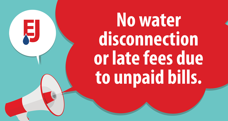 COVID-19: No Water Disconnections or Late Fees Due to Unpaid Bills